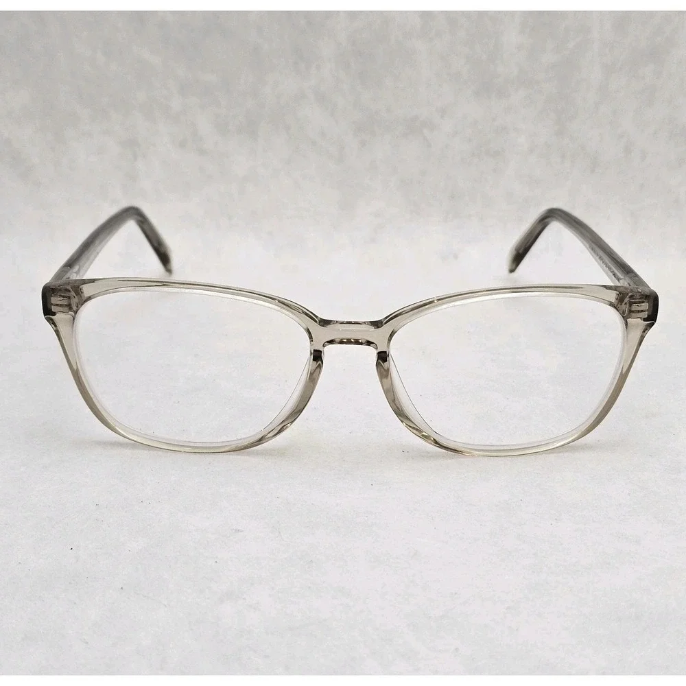 EUC Warby Parker Clemens M Eyeglasses Frames Clear Acetate‎ Oval Rim 54-16-142